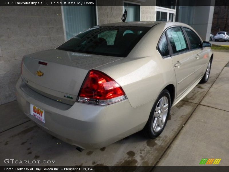 Gold Mist Metallic / Ebony 2012 Chevrolet Impala LT
