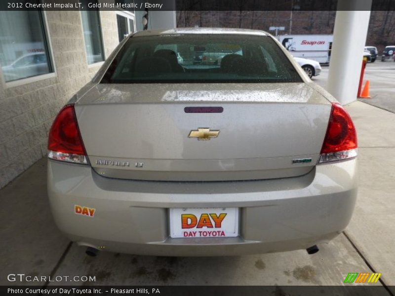 Gold Mist Metallic / Ebony 2012 Chevrolet Impala LT
