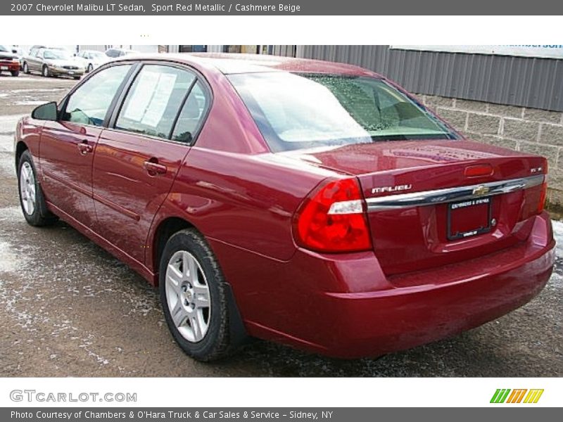 Sport Red Metallic / Cashmere Beige 2007 Chevrolet Malibu LT Sedan