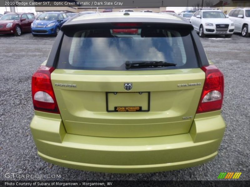 Optic Green Metallic / Dark Slate Gray 2010 Dodge Caliber SXT