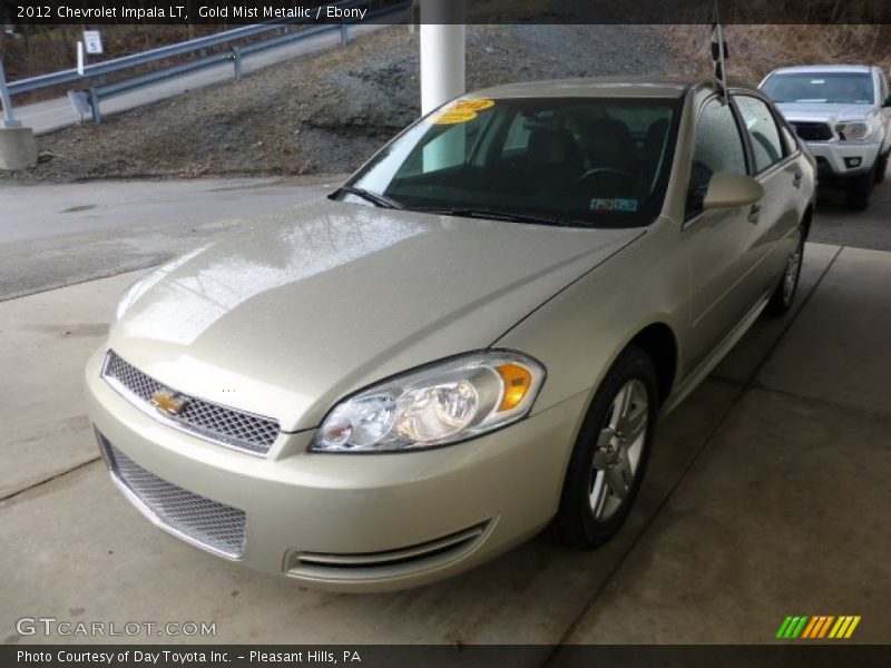 Gold Mist Metallic / Ebony 2012 Chevrolet Impala LT