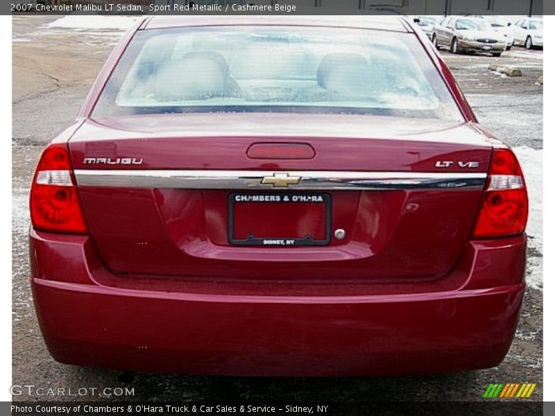 Sport Red Metallic / Cashmere Beige 2007 Chevrolet Malibu LT Sedan