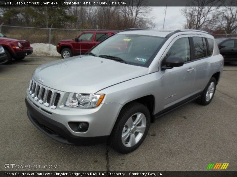 Bright Silver Metallic / Dark Slate Gray 2013 Jeep Compass Sport 4x4