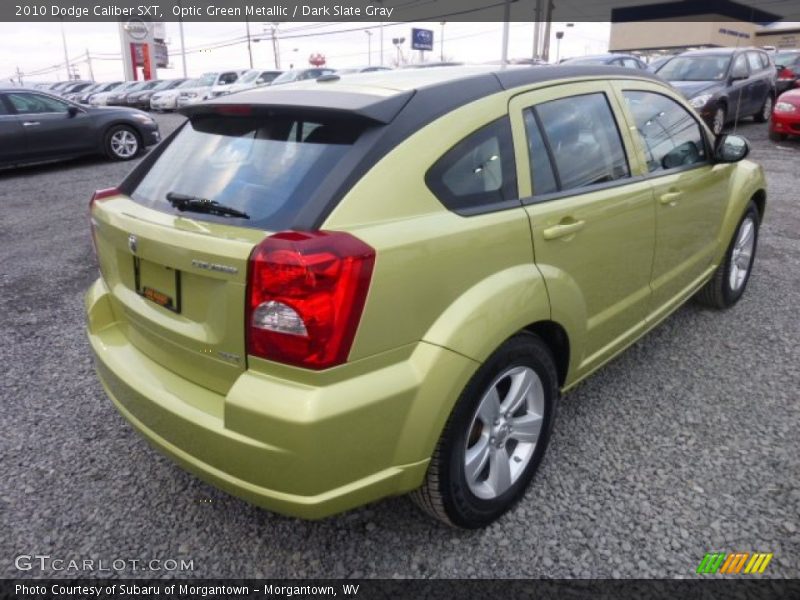 Optic Green Metallic / Dark Slate Gray 2010 Dodge Caliber SXT