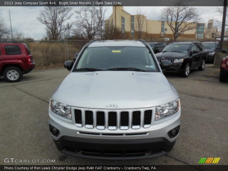 Bright Silver Metallic / Dark Slate Gray 2013 Jeep Compass Sport 4x4