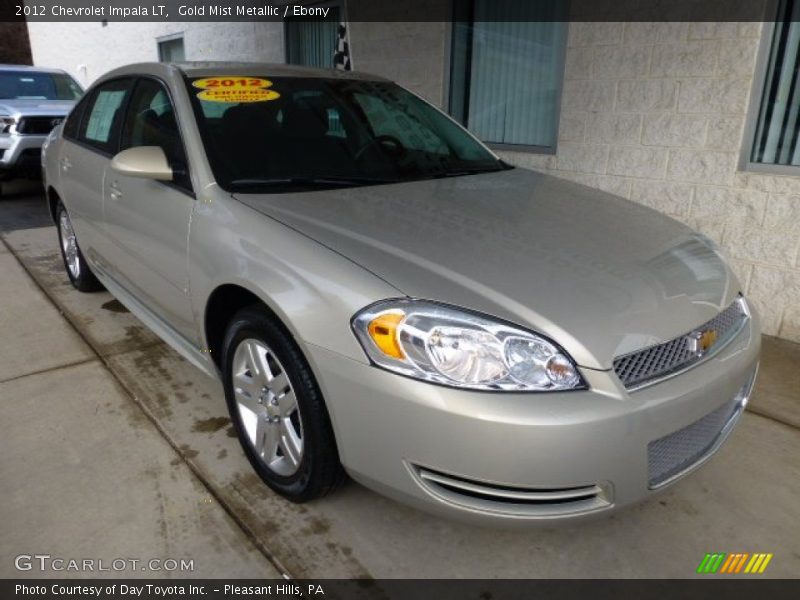 Gold Mist Metallic / Ebony 2012 Chevrolet Impala LT