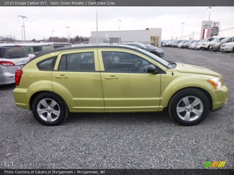 Optic Green Metallic / Dark Slate Gray 2010 Dodge Caliber SXT