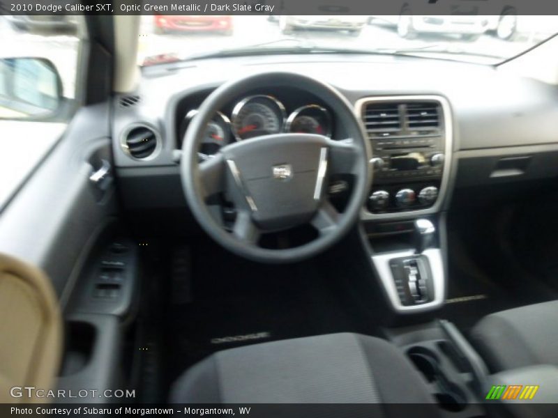 Optic Green Metallic / Dark Slate Gray 2010 Dodge Caliber SXT