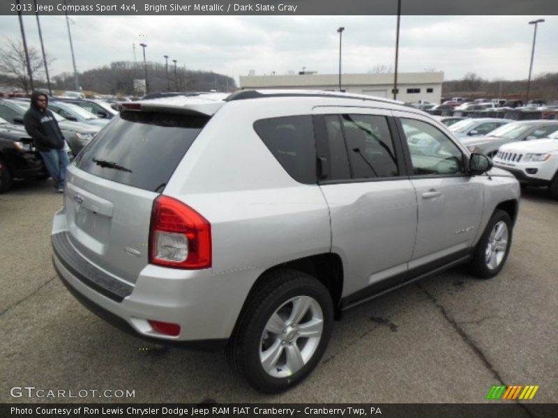 Bright Silver Metallic / Dark Slate Gray 2013 Jeep Compass Sport 4x4