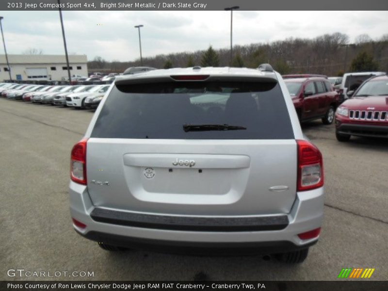 Bright Silver Metallic / Dark Slate Gray 2013 Jeep Compass Sport 4x4