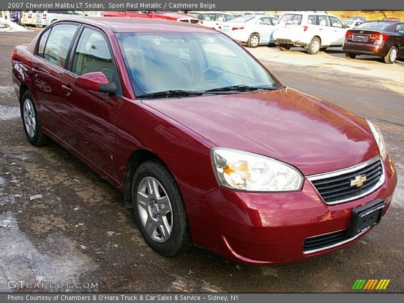 Sport Red Metallic / Cashmere Beige 2007 Chevrolet Malibu LT Sedan