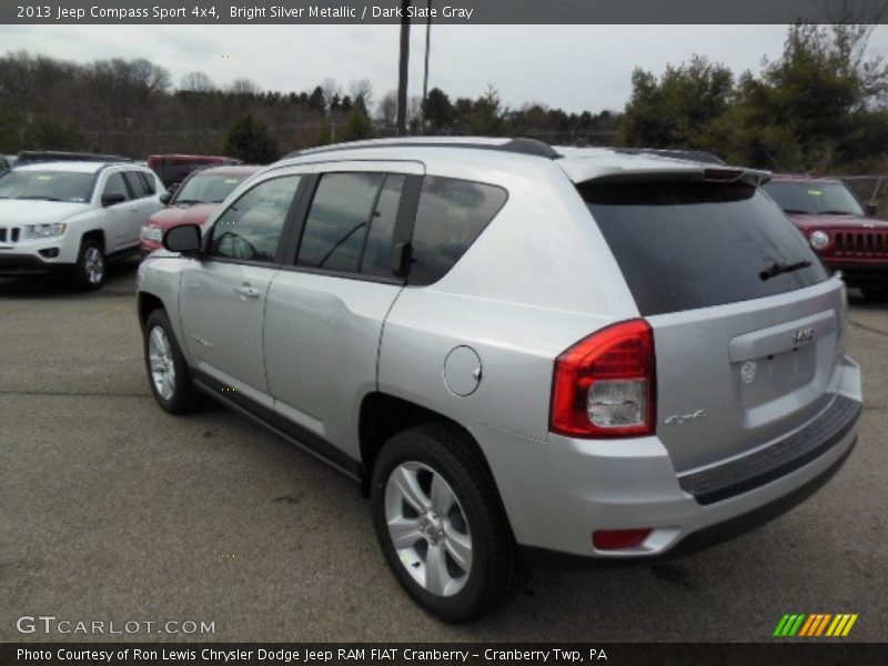 Bright Silver Metallic / Dark Slate Gray 2013 Jeep Compass Sport 4x4