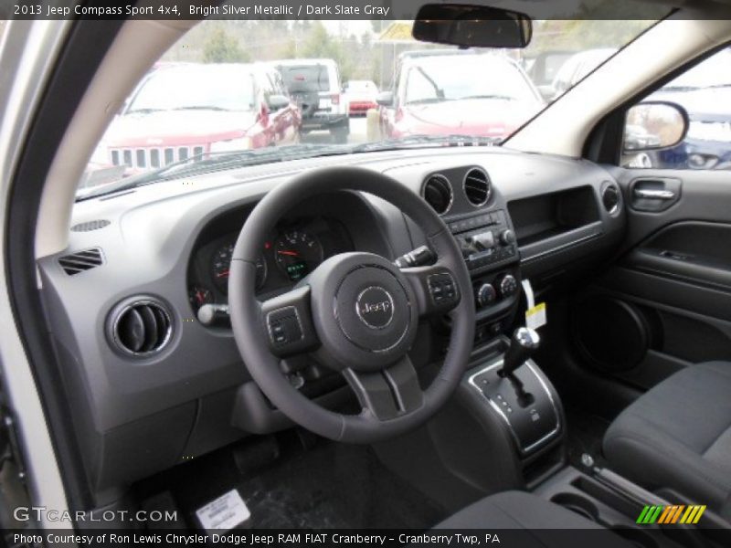 Bright Silver Metallic / Dark Slate Gray 2013 Jeep Compass Sport 4x4