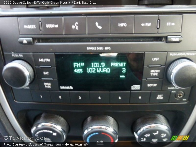 Optic Green Metallic / Dark Slate Gray 2010 Dodge Caliber SXT