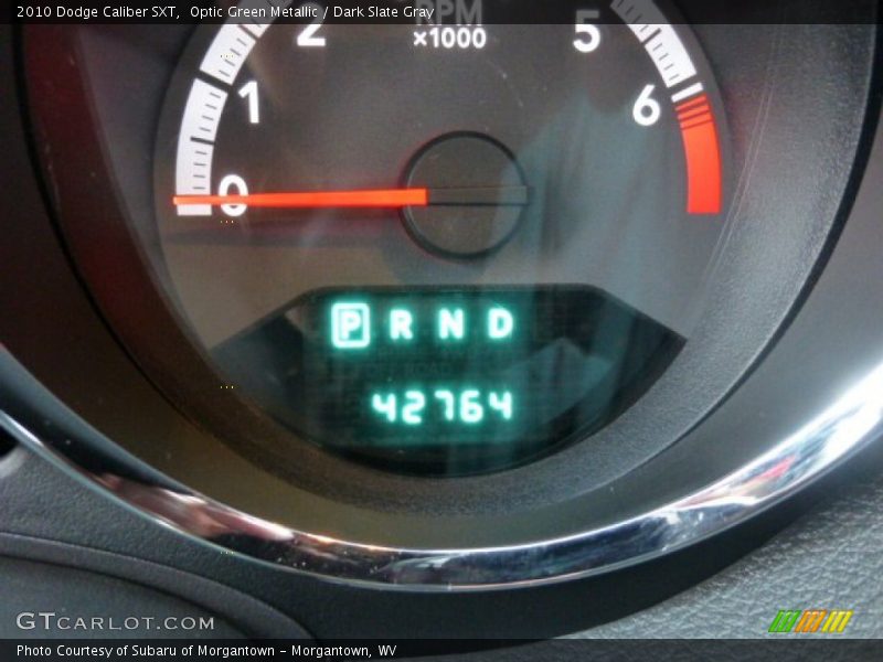 Optic Green Metallic / Dark Slate Gray 2010 Dodge Caliber SXT