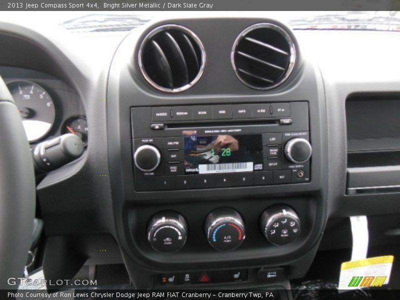 Bright Silver Metallic / Dark Slate Gray 2013 Jeep Compass Sport 4x4