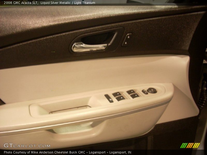 Liquid Silver Metallic / Light Titanium 2008 GMC Acadia SLT