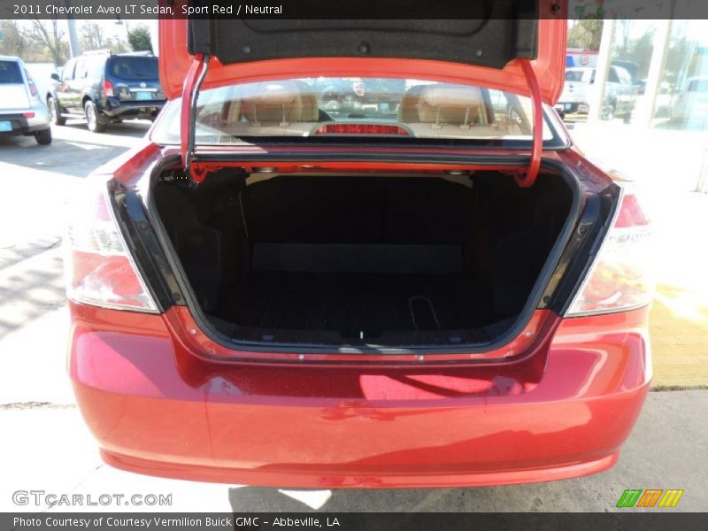 Sport Red / Neutral 2011 Chevrolet Aveo LT Sedan
