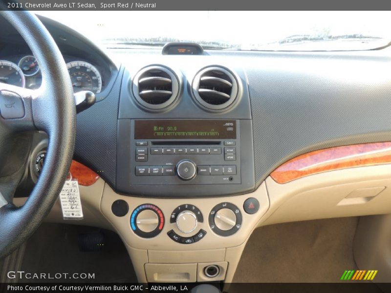 Sport Red / Neutral 2011 Chevrolet Aveo LT Sedan