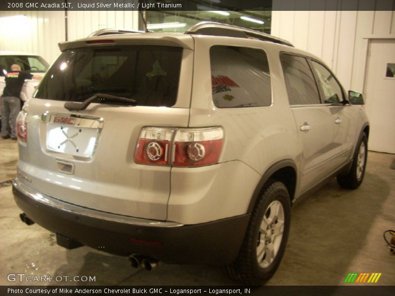 Liquid Silver Metallic / Light Titanium 2008 GMC Acadia SLT