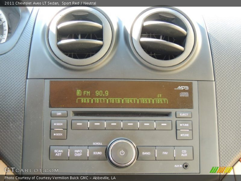 Sport Red / Neutral 2011 Chevrolet Aveo LT Sedan