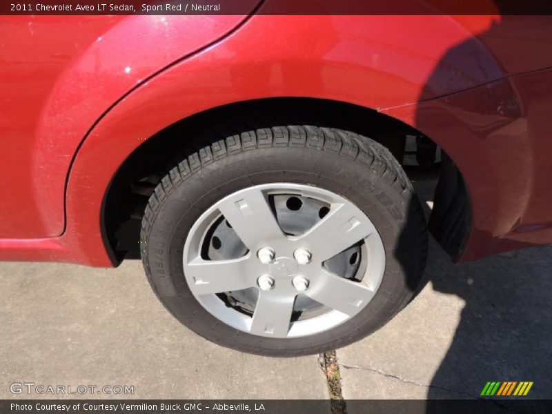Sport Red / Neutral 2011 Chevrolet Aveo LT Sedan