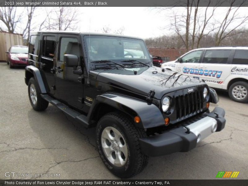 Black / Black 2013 Jeep Wrangler Unlimited Sahara 4x4