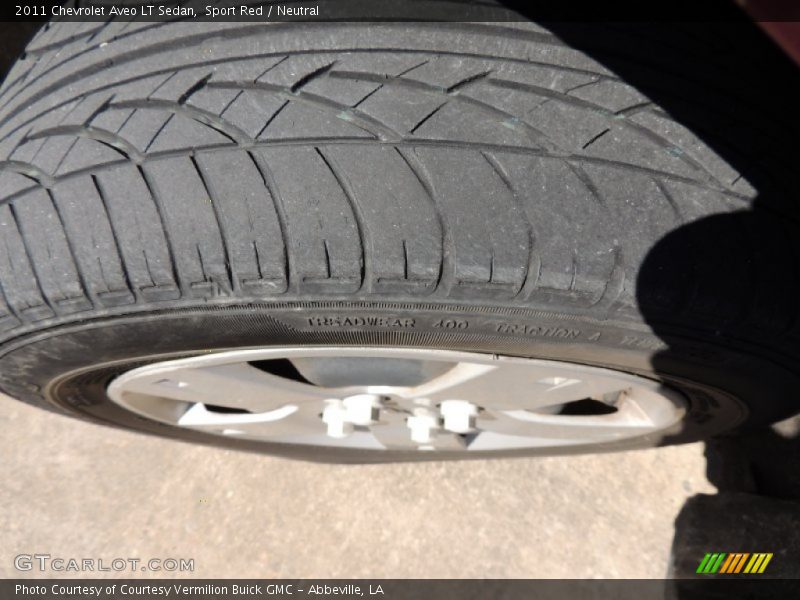 Sport Red / Neutral 2011 Chevrolet Aveo LT Sedan