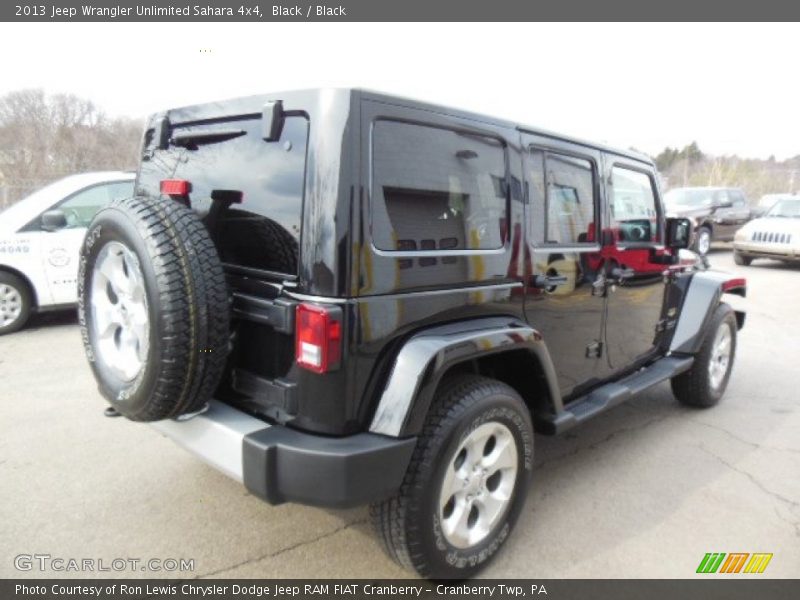 Black / Black 2013 Jeep Wrangler Unlimited Sahara 4x4