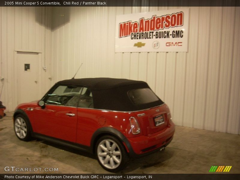 Chili Red / Panther Black 2005 Mini Cooper S Convertible