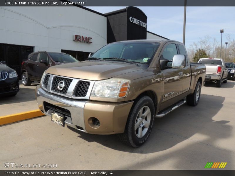 Copper / Steel 2005 Nissan Titan SE King Cab