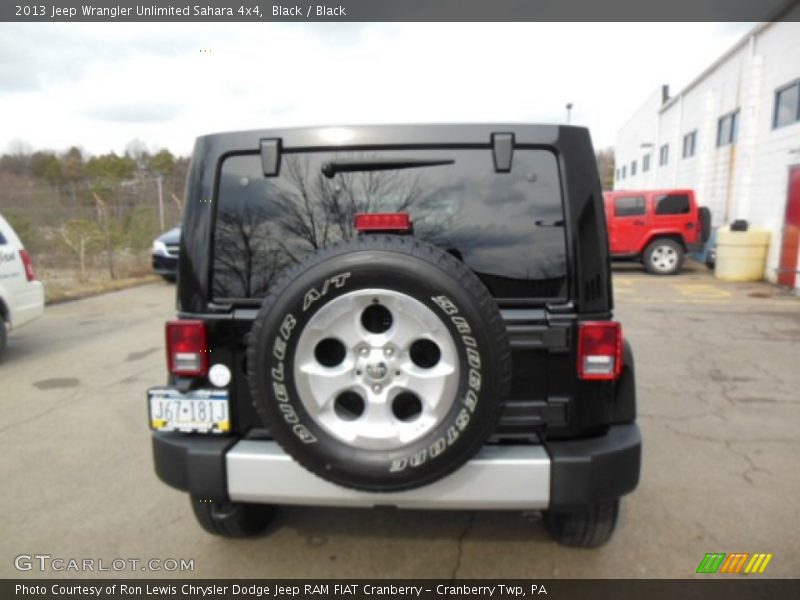 Black / Black 2013 Jeep Wrangler Unlimited Sahara 4x4