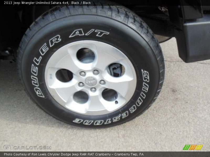 Black / Black 2013 Jeep Wrangler Unlimited Sahara 4x4
