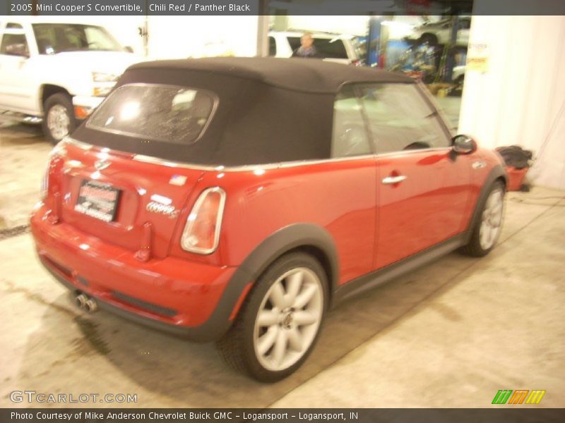 Chili Red / Panther Black 2005 Mini Cooper S Convertible
