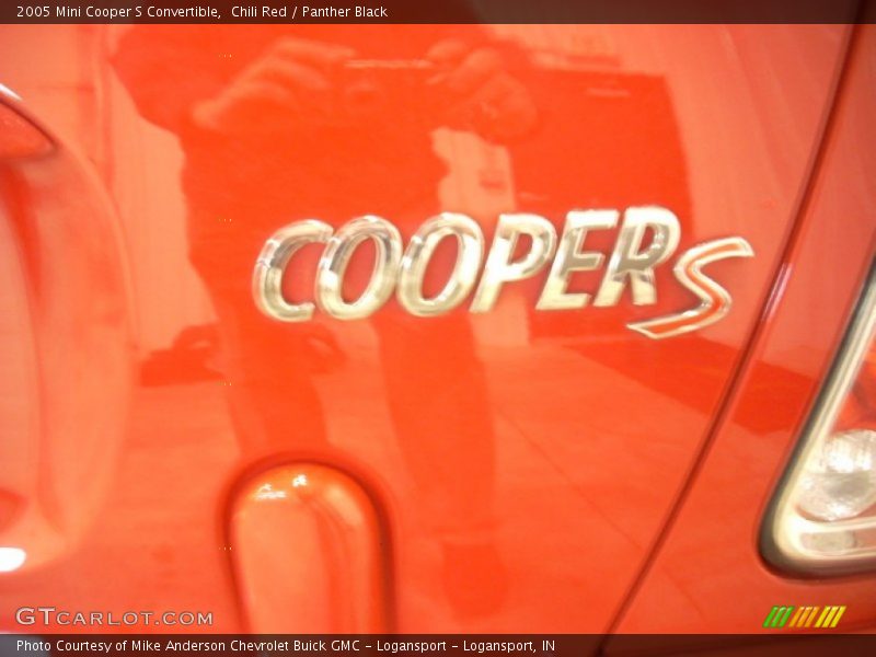 Chili Red / Panther Black 2005 Mini Cooper S Convertible