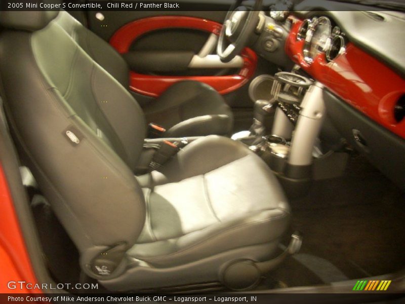 Chili Red / Panther Black 2005 Mini Cooper S Convertible