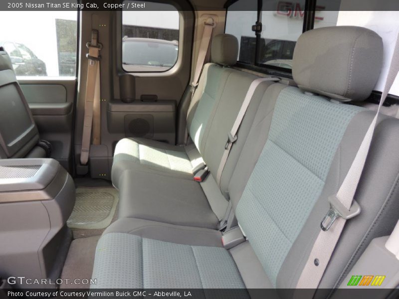 Rear Seat of 2005 Titan SE King Cab