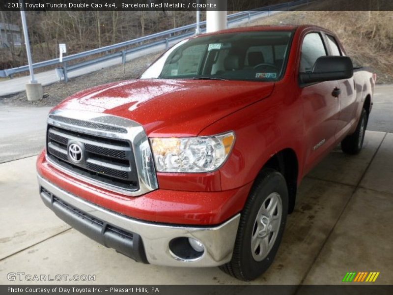 Barcelona Red Metallic / Graphite 2013 Toyota Tundra Double Cab 4x4