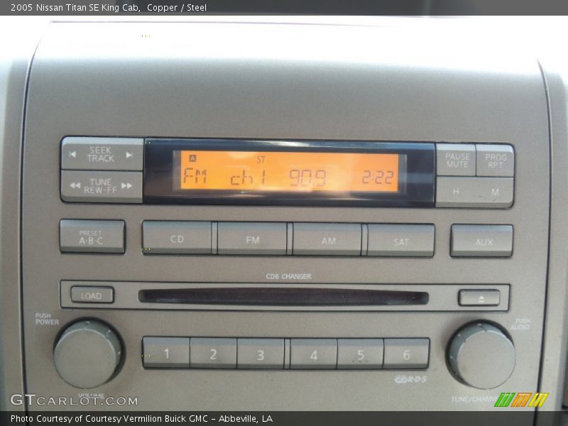 Audio System of 2005 Titan SE King Cab