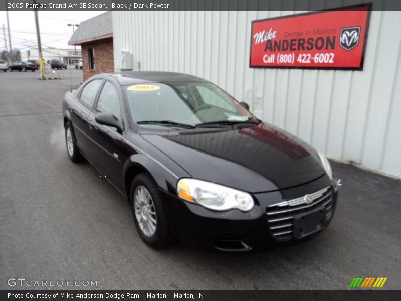 Black / Dark Pewter 2005 Pontiac Grand Am SE Sedan