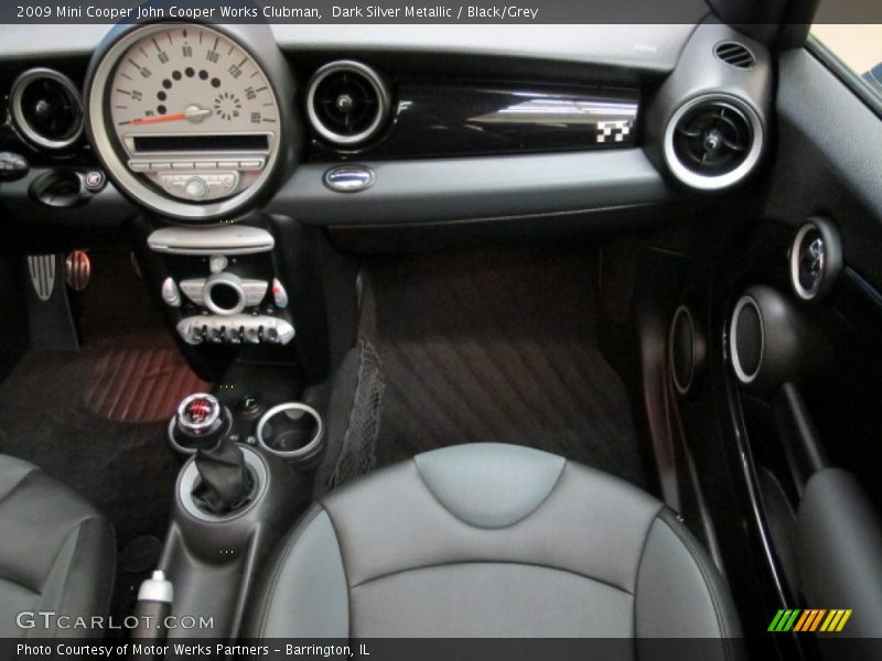 Dark Silver Metallic / Black/Grey 2009 Mini Cooper John Cooper Works Clubman