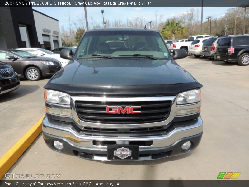 Stealth Gray Metallic / Tan 2007 GMC Sierra 2500HD Classic SLT Crew Cab 4x4