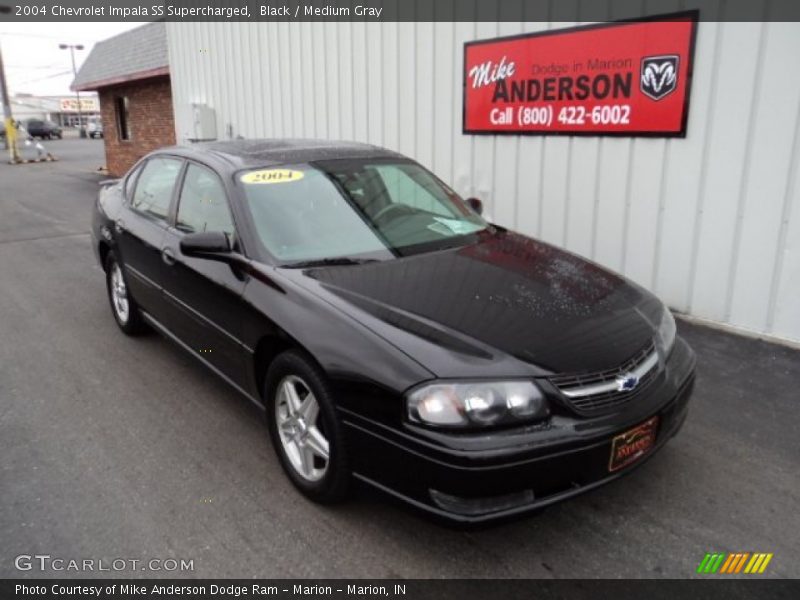 Black / Medium Gray 2004 Chevrolet Impala SS Supercharged