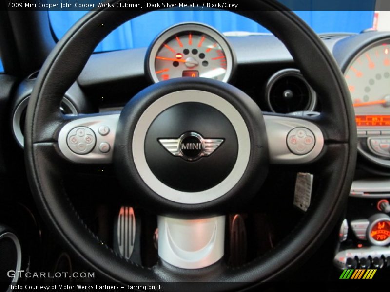 Dark Silver Metallic / Black/Grey 2009 Mini Cooper John Cooper Works Clubman