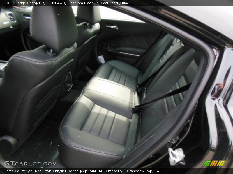 Rear Seat of 2013 Charger R/T Plus AWD