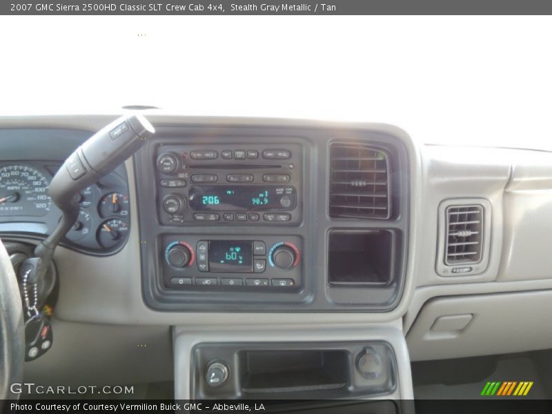 Stealth Gray Metallic / Tan 2007 GMC Sierra 2500HD Classic SLT Crew Cab 4x4