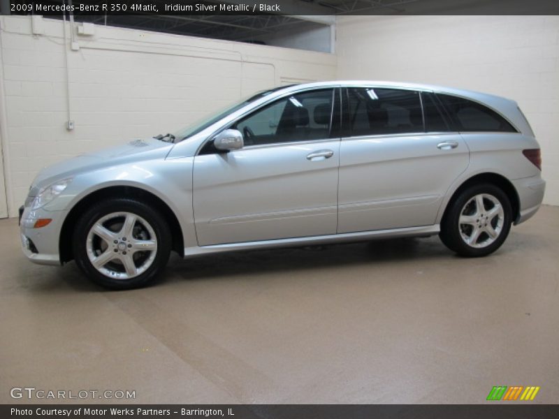 Iridium Silver Metallic / Black 2009 Mercedes-Benz R 350 4Matic