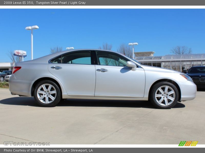 Tungsten Silver Pearl / Light Gray 2009 Lexus ES 350