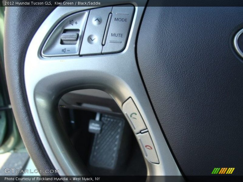Kiwi Green / Black/Saddle 2012 Hyundai Tucson GLS
