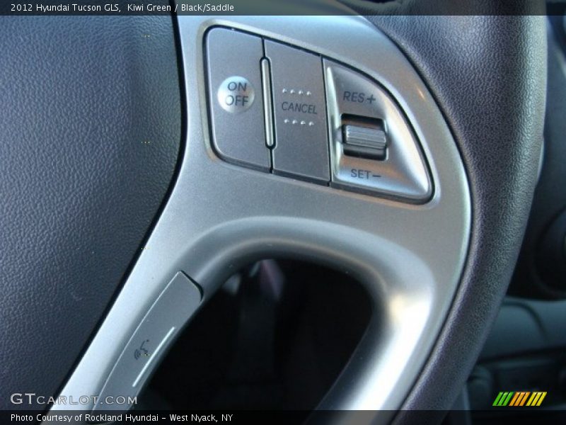 Kiwi Green / Black/Saddle 2012 Hyundai Tucson GLS